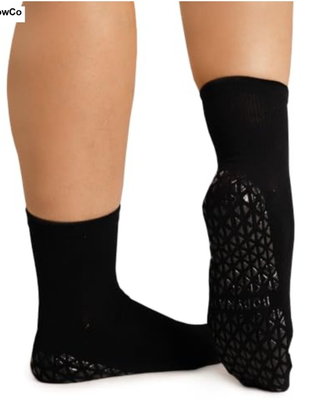 Non-Slip Pilates Ankle Grip Socks with Arch Support for Yoga Barre